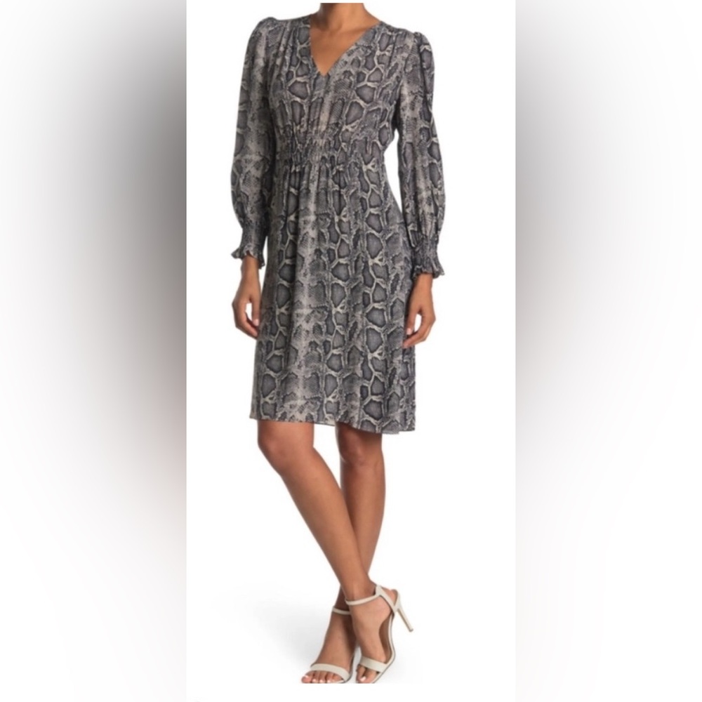 Rebecca Taylor Silk Midi Knee-Length Dress